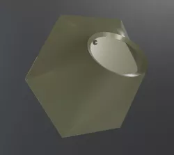 Modular hexagonal wall planter
