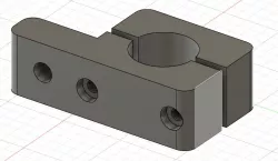 Motorcycle fog light bracket