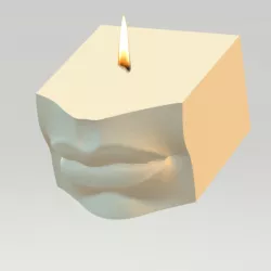 Mouth David Candle