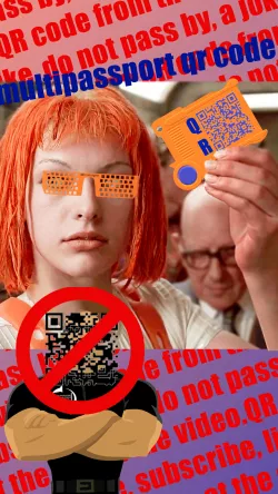 Multipass funny QR code for all occasions!