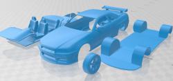 nissan r34 skyline parts 3D Models | Page 1 | STLFinder