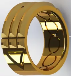 Original atlantis ring - golden ratio