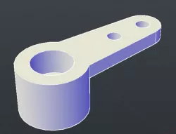 Os 120 Ax engine throttle lever