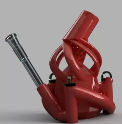 Overengineered bong pipe for weed NO SUPPORTS!