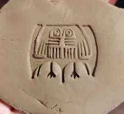 OWL STAMP - OWL STAMP - PRECOLUMBIAN STAMPS COLLECTION
