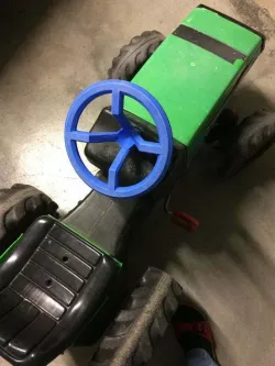 pedal tractor steering wheel