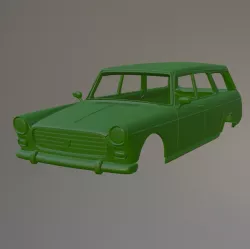 Peugeot 404 Estate Printable Model