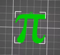 Pi EAR RINGS, Math HANGERS FOR NECKLACE, JEWELRY, CHARM