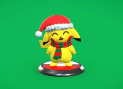 Pikachu claus - 3D print