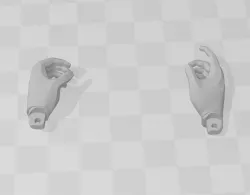 Pistol grip hands