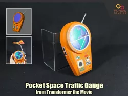 Pocket Space Traffic Gauge from Transformers the Movie