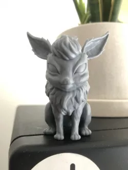 Pokemon flareon concept sculpt for printing