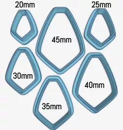 Polymer clay cutter shape