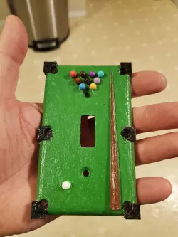 Pool Table Standard Light Switch Cover Plate