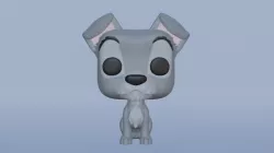 Printable Tramp Funko from Lady and the Tramp