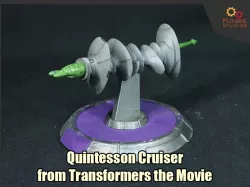 Quintesson Cruiser from Transformers the Movie