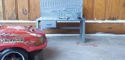 RC 1/10 Mechanical workbench with tool panel