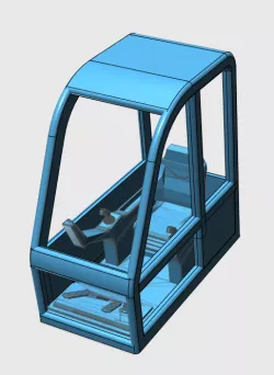 rc excavator cab