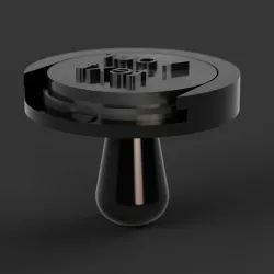 Replaceable customizable stamp with handle