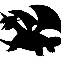 Salamence wall decal