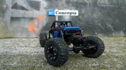SCX24 e1 Angry Eye Grill and V2 Hood