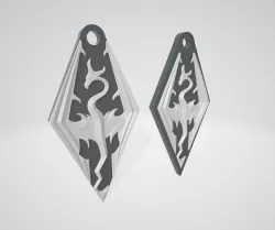 Skyrim keychain