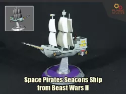 Space Pirates Seacons Ship from Beast Wars II