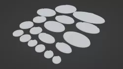 Square to Round base converters