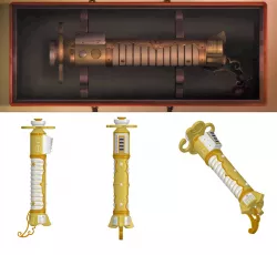 Star Wars Visions Lightsaber | Star Wars Visions | Available With Matching Plinth or Display Box | By Collins Creations 3D