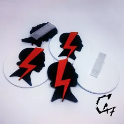 'Strajk Kobiet' badges