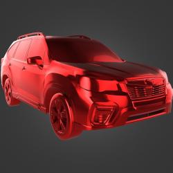 subaru forester emblem 3d models 【 STLFinder