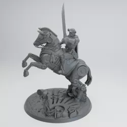 Sunny Lord Space Commander on a Robot Horse