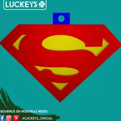SUPERMAN LOGO KEYCHAIN