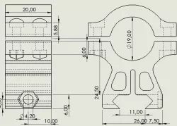 telescopic sight support