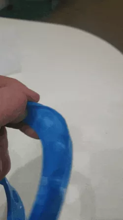 The Popper, fan fidget, frisbee (TPU print)