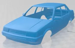 Toyota Corolla E80 1983 Printable Body Car