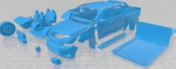 Toyota Hilux Double Cab 2016 Printable Car