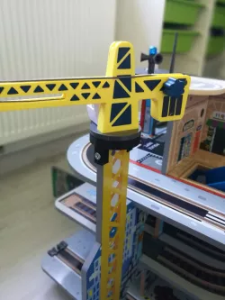 Train BRIO fixation grue - Wood train