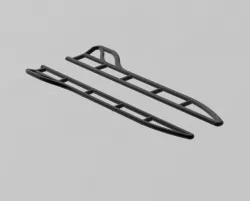 Tube Rock Slider Steps 1:24 & 1:25 Scale