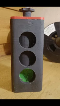 Turnable traffic light