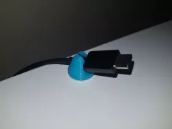 USB cable holder for phone charger