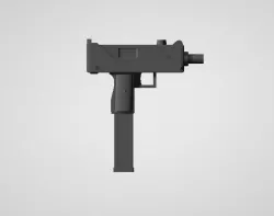 Uzi Core 1 - 1:12 Action Figure Weapon