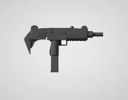 Uzi Core 2 - 1:12 Action Figure Weapon