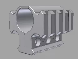 Vent Rib Picatinny Shotgun Barrel Tri-rail - 12 Gauge