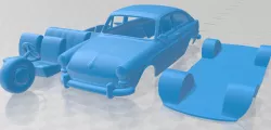 Volkswagen 1600 Type Fastback 1965 Printable Car