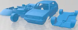 Volkswagen Golf Mk2 5 Door 1983 Printable Car