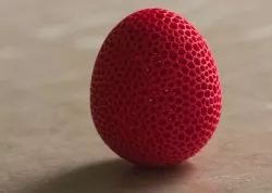 Voronoi Egg Ornament