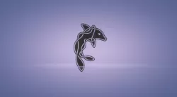 wall decor celtic dolphin