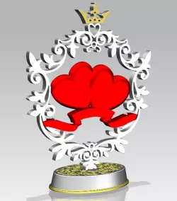 Wedding souvenir 3D print model