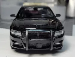 Welly 1:27 Scale Dodge Charger - Setina Push Bar-w-Siren